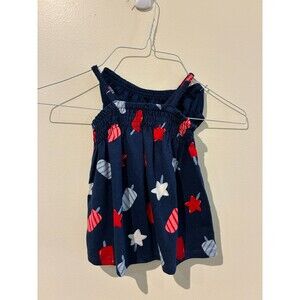 NWOT Carter's Child of Mine Blue Popsicle Dress - 3-6M